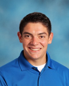 Anthony Costa, JCA's Lions Club November Student of the Month.