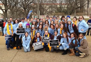 JCA students and staff at March for Life 2015 in Washington D.C.